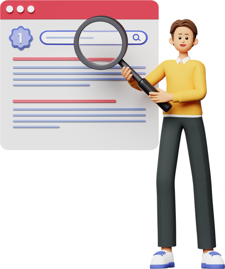 SEO Marketing 3D Illustration